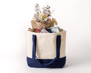 DELUXE CANVAS TOTE BAG | Planet E .